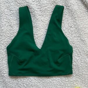 FP Movement by Free People never Better Green Crop Top